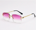 Frameless Spring Leg Sunglasses